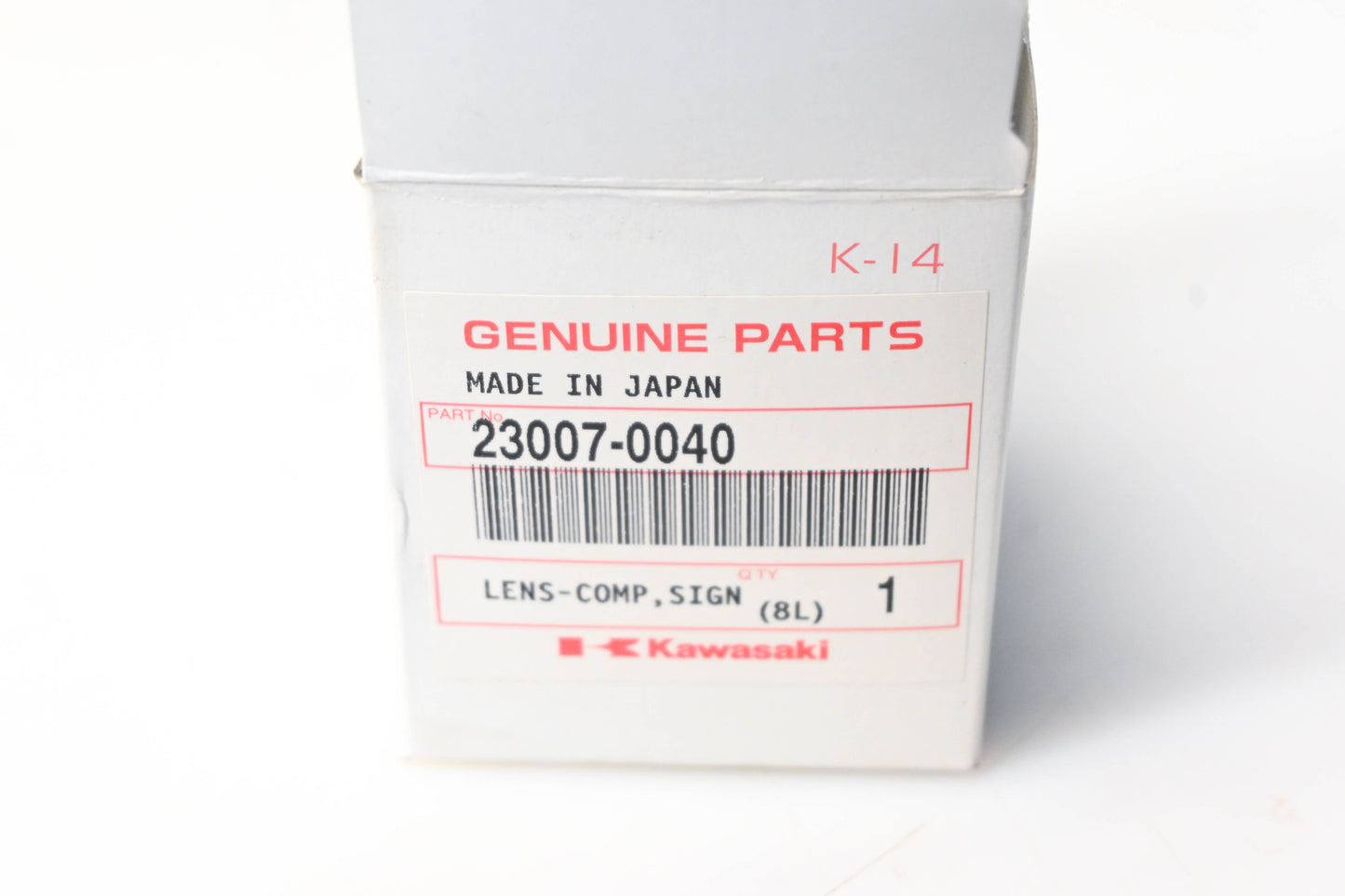 New OEM Kawasaki 23007-0040 Turn Signal Lamp Lens NOS