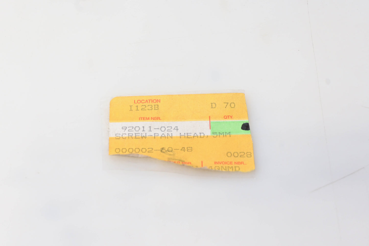 New OEM Kawasaki 92011-024 5MM Headlight Screw NOS