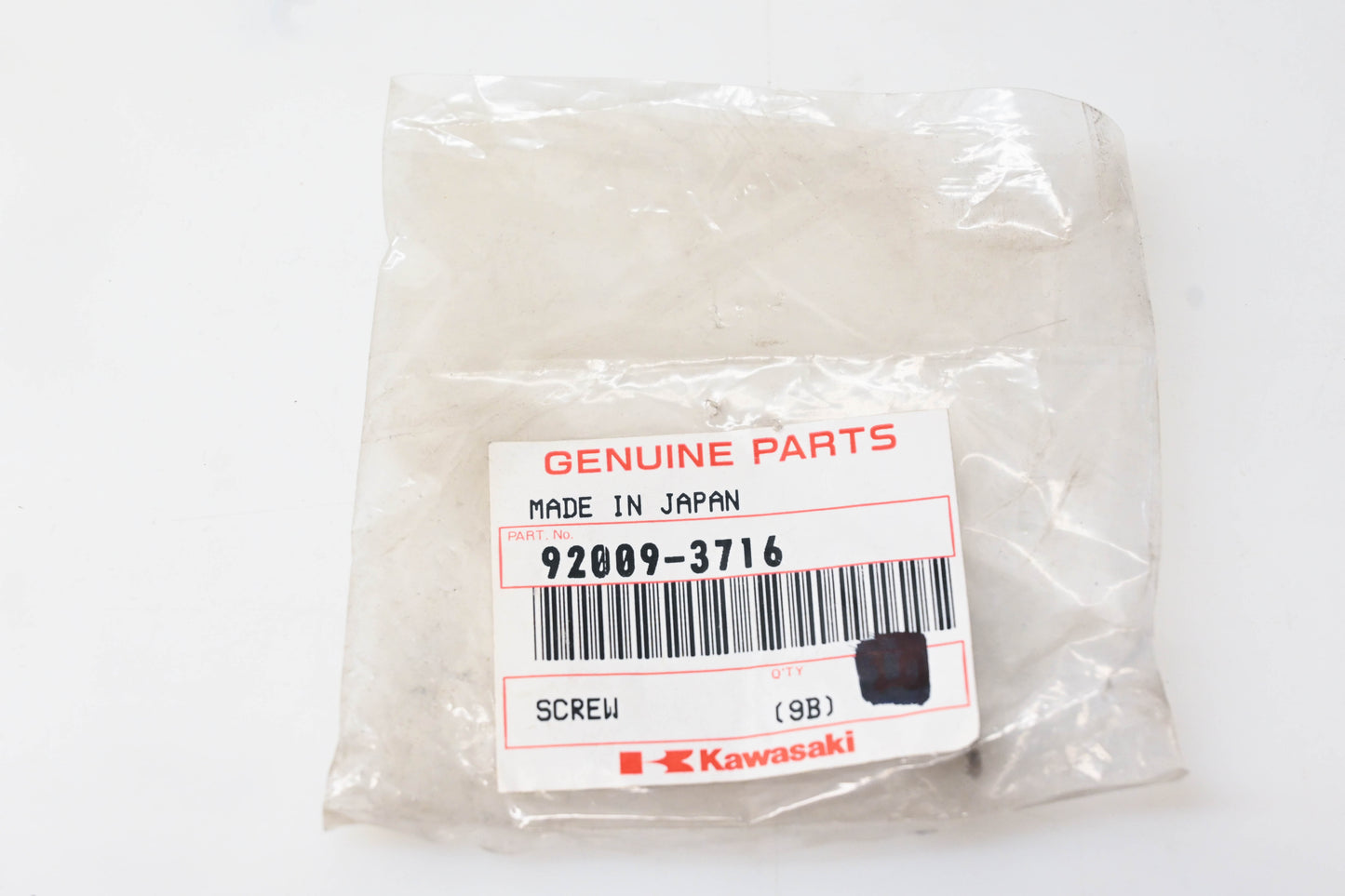New OEM Kawasaki 92009-3716 Screw NOS