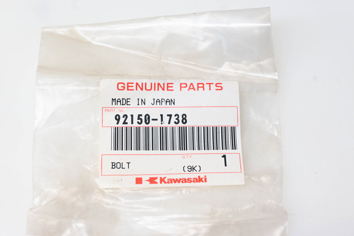 New OEM Kawasaki 92150-1738 Bolt NOS
