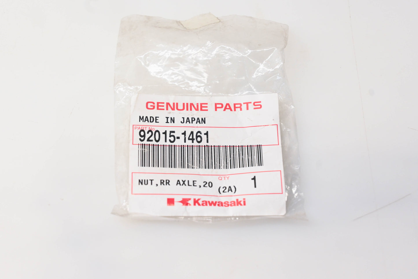 New OEM Kawasaki 92015-1461 20mm Nut NOS