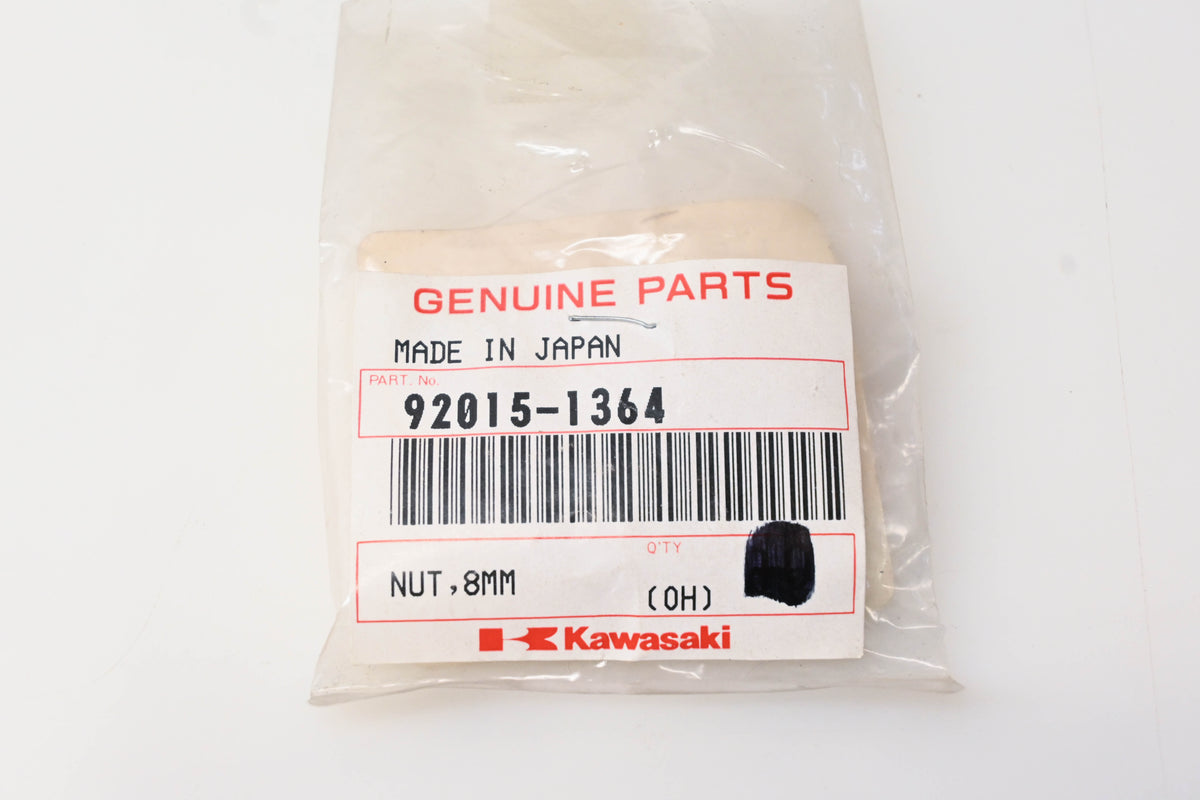 New OEM Kawasaki 92015-1364 8mm Nut NOS