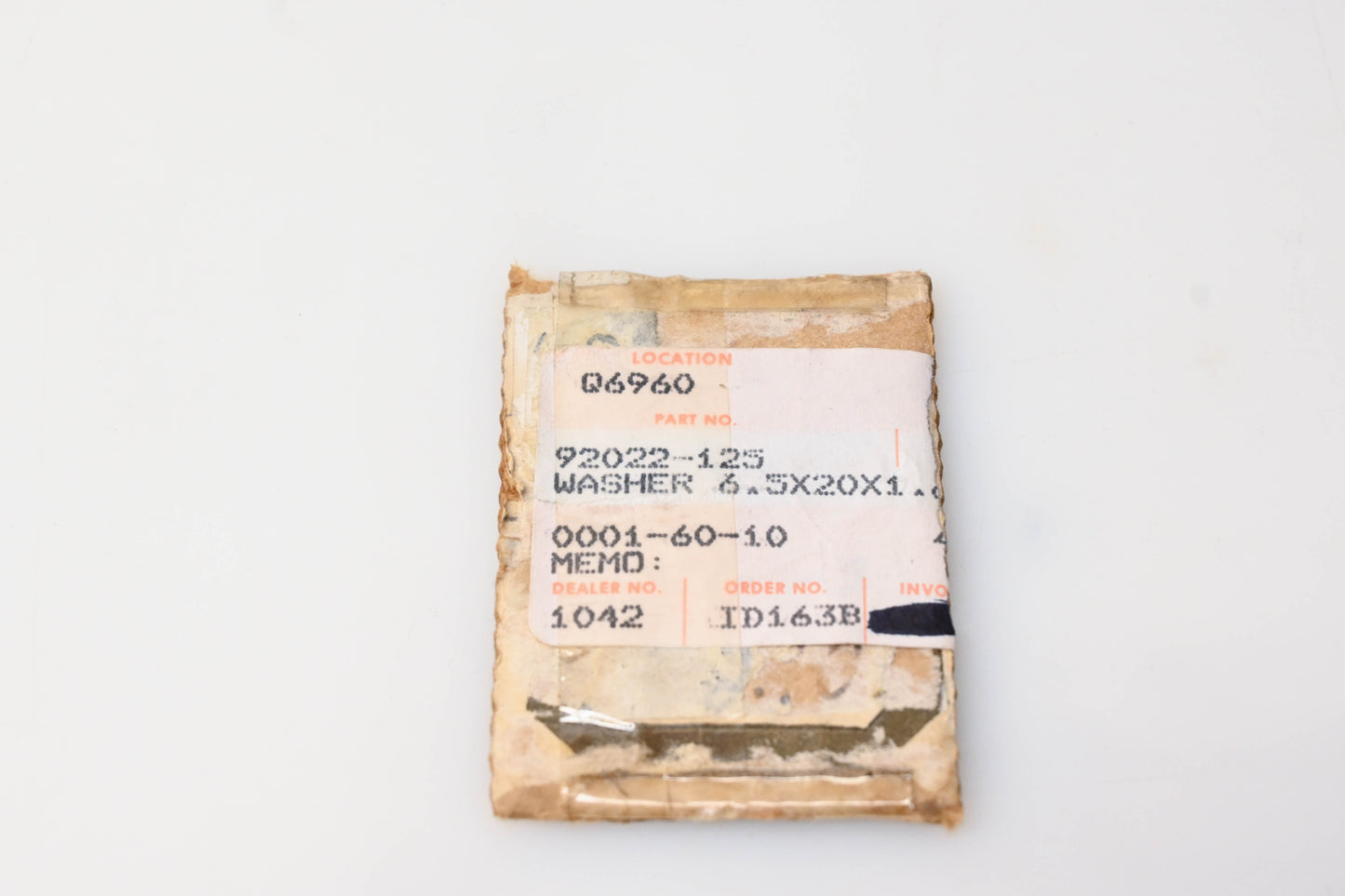 New OEM Kawasaki 92022-125 Washer NOS