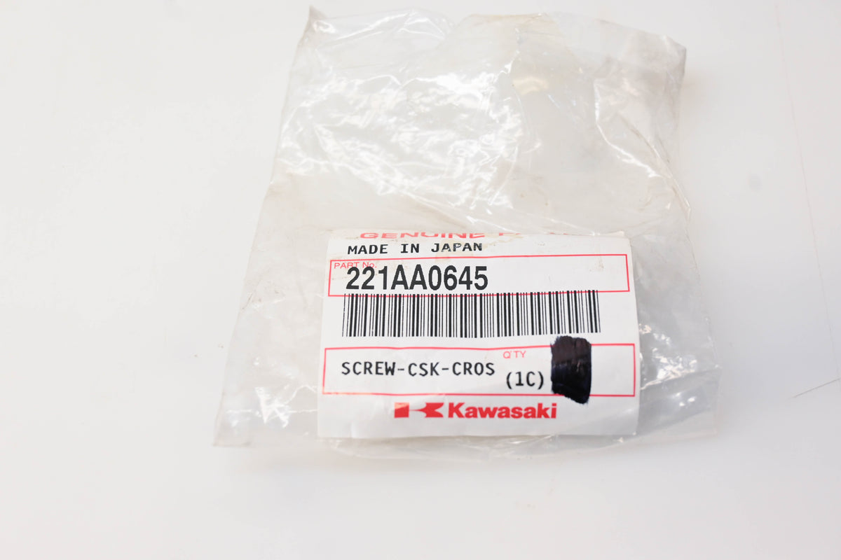 New OEM Kawasaki 221AA0645 Screw NOS