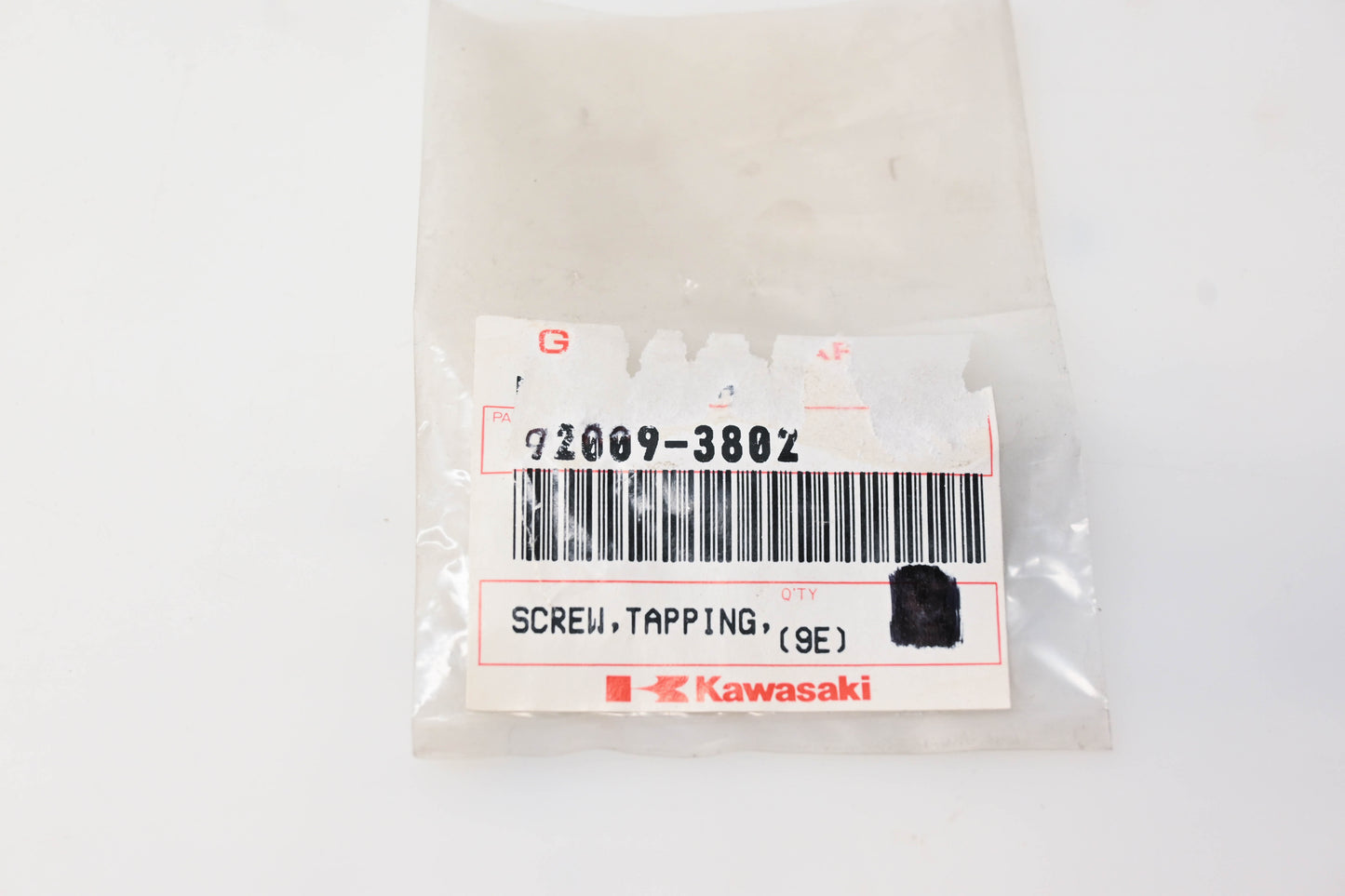 New OEM Kawasaki 92009-3802 Tapping Screw NOS