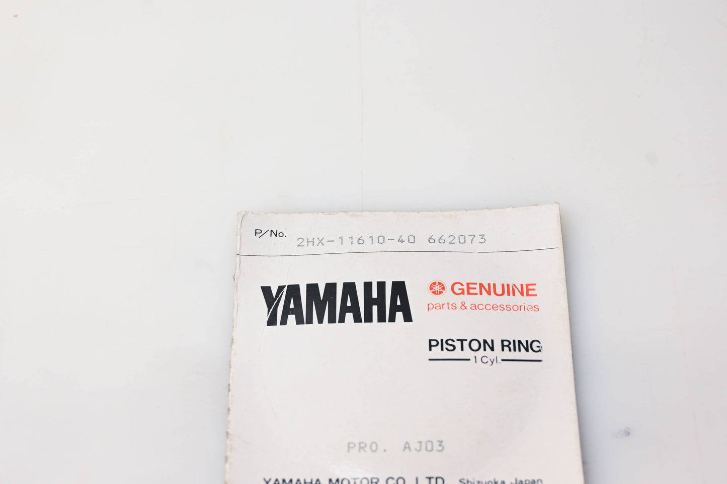 New OEM Yamaha 2HX-11610-40-00 Piston Ring Kit NOS