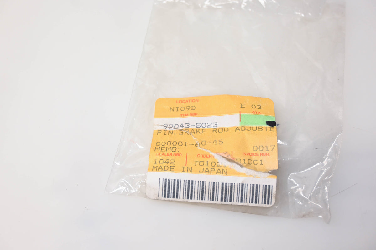 New OEM Kawasaki 92043-S023 Brake Rod Adjustment Pin NOS