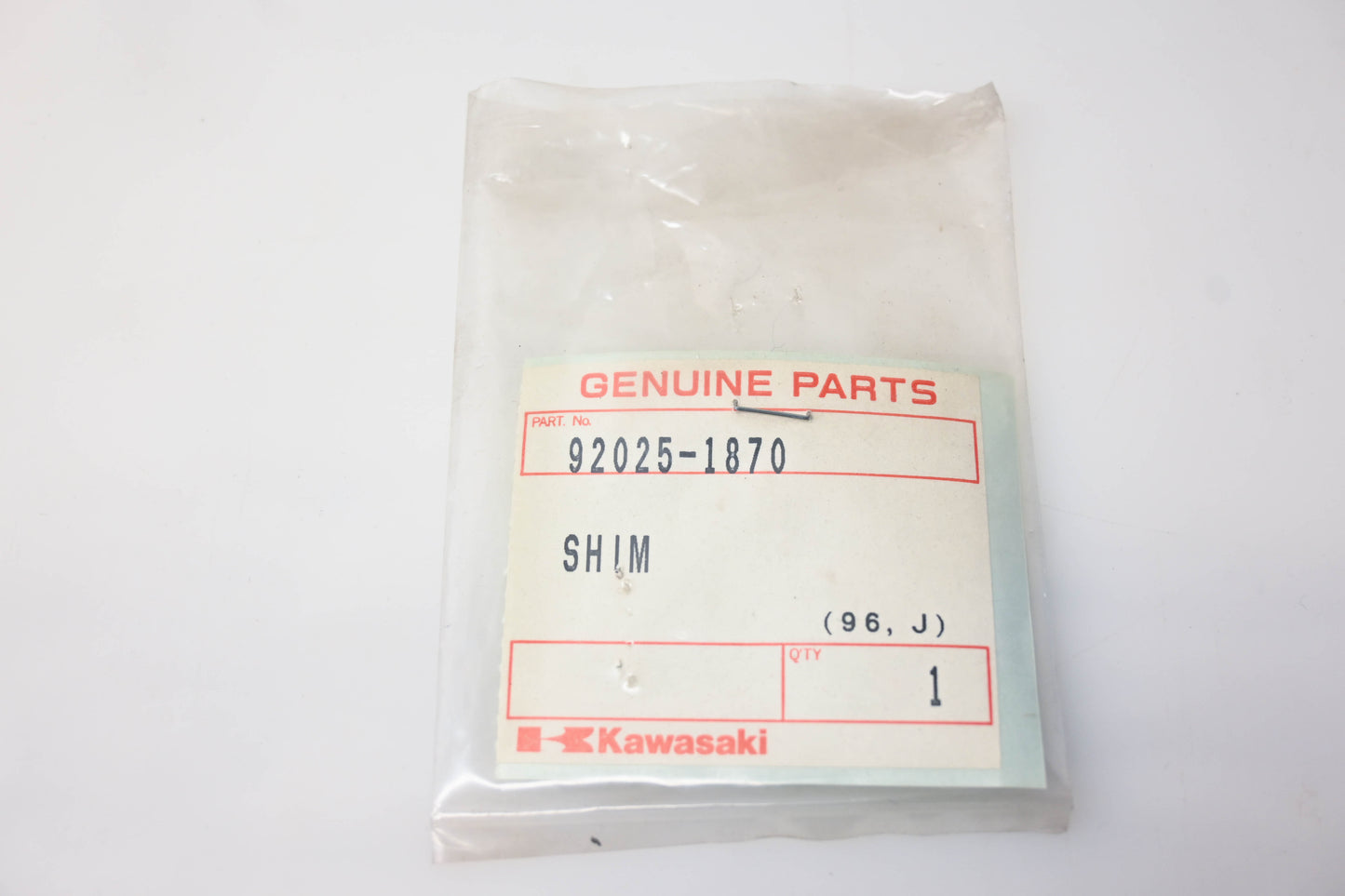 New OEM Kawasaki 92025-1870 2.00T Shim NOS