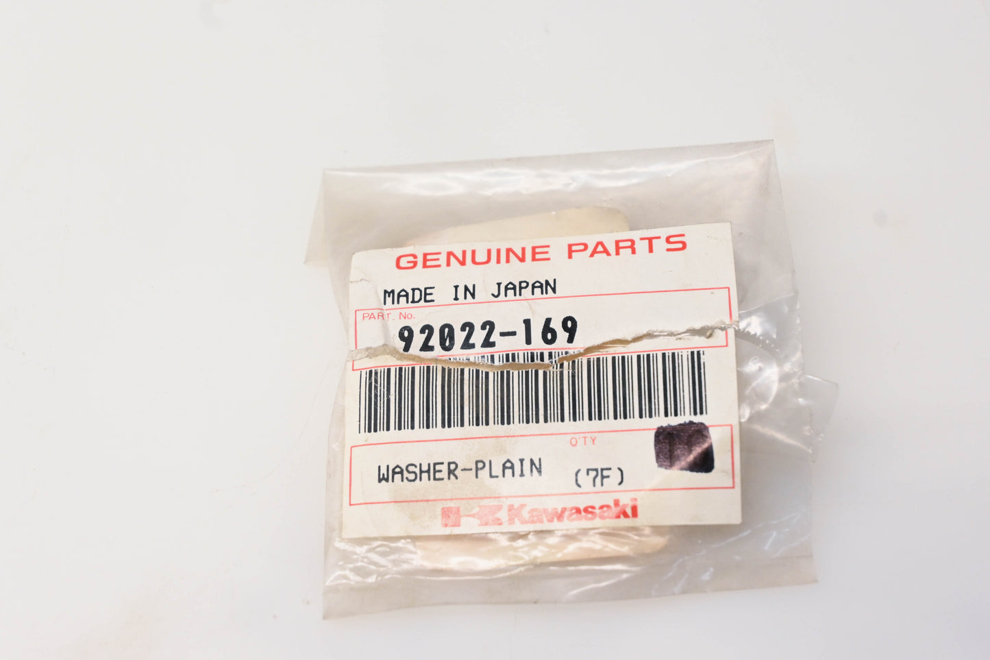 New OEM Kawasaki 92022-169 Plain Washer NOS