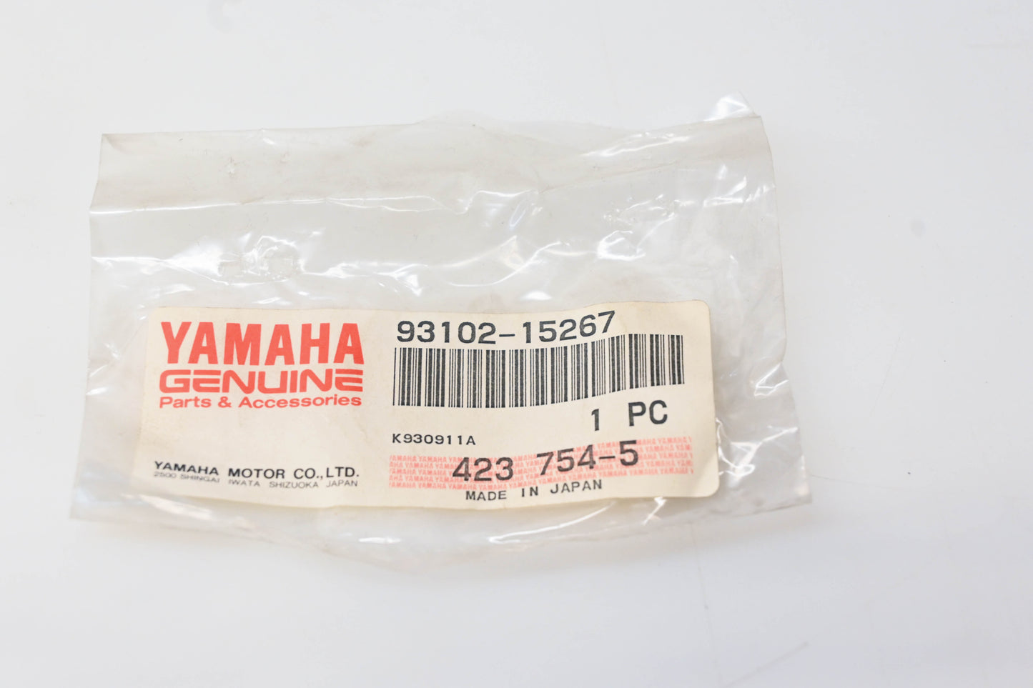 New OEM Yamaha 93102-15267-00 Oil Seal NOS