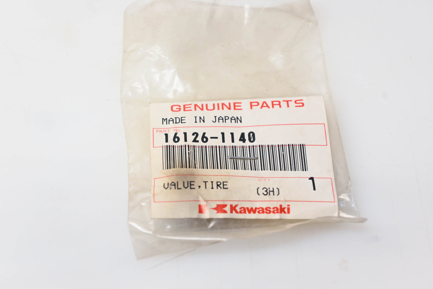New OEM Kawasaki 16126-1140 Tire Valve NOS