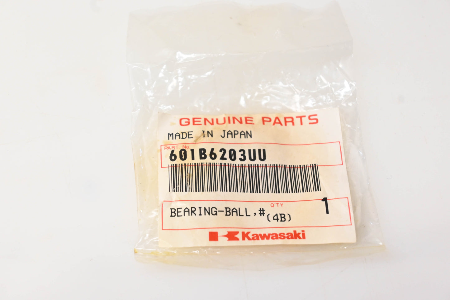 New OEM Kawasaki 601B6203UU Ball Bearing NOS