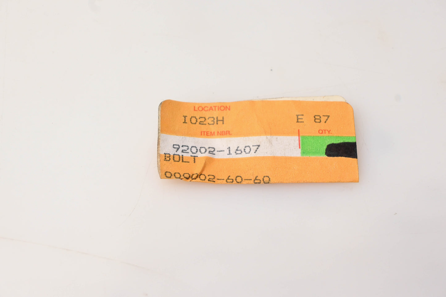 New OEM Kawasaki 92002-1607 Bolt NOS