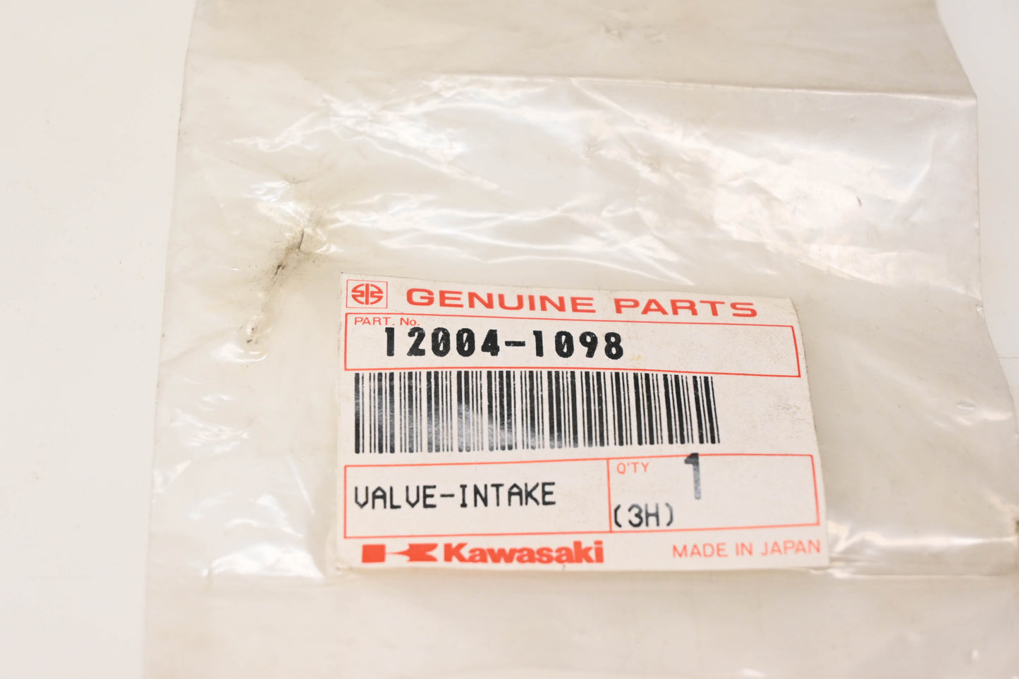 New OEM Kawasaki 12004-1098 Intake Valve NOS
