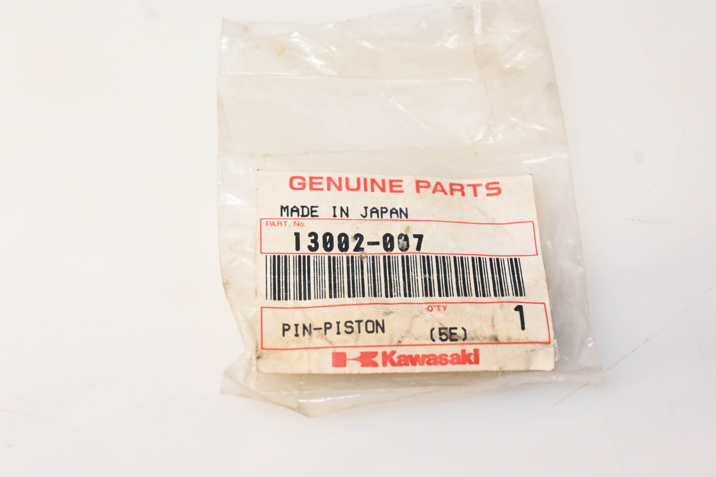 New OEM Kawasaki 13002-007 Piston Pin NOS