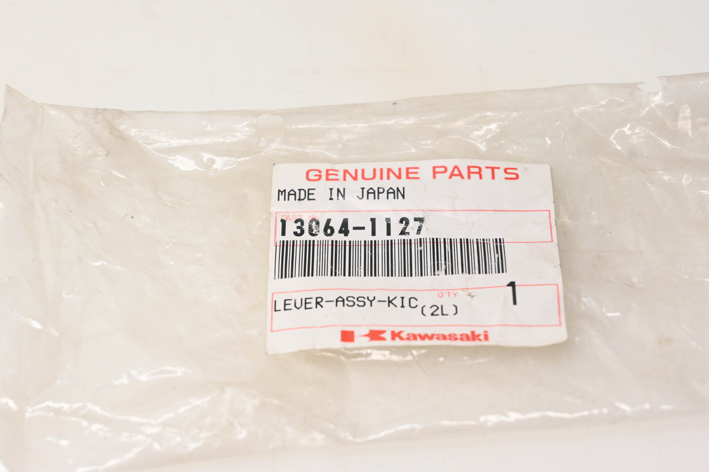 New OEM Kawasaki 13064-1127 Kick Start Lever NOS