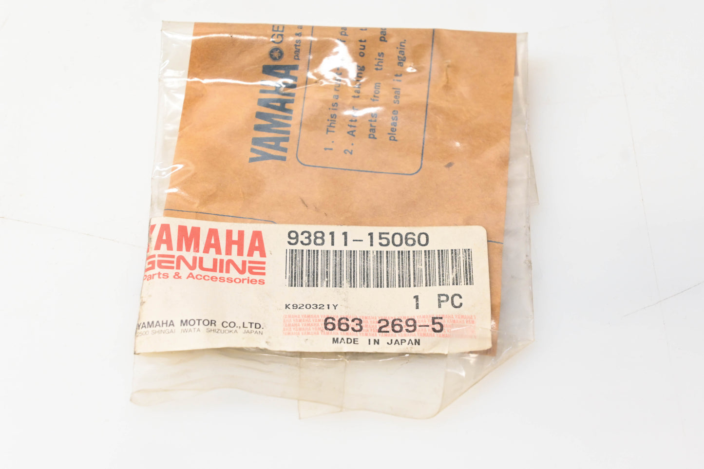 New OEM Yamaha 93811-15060-00 Sprocket NOS