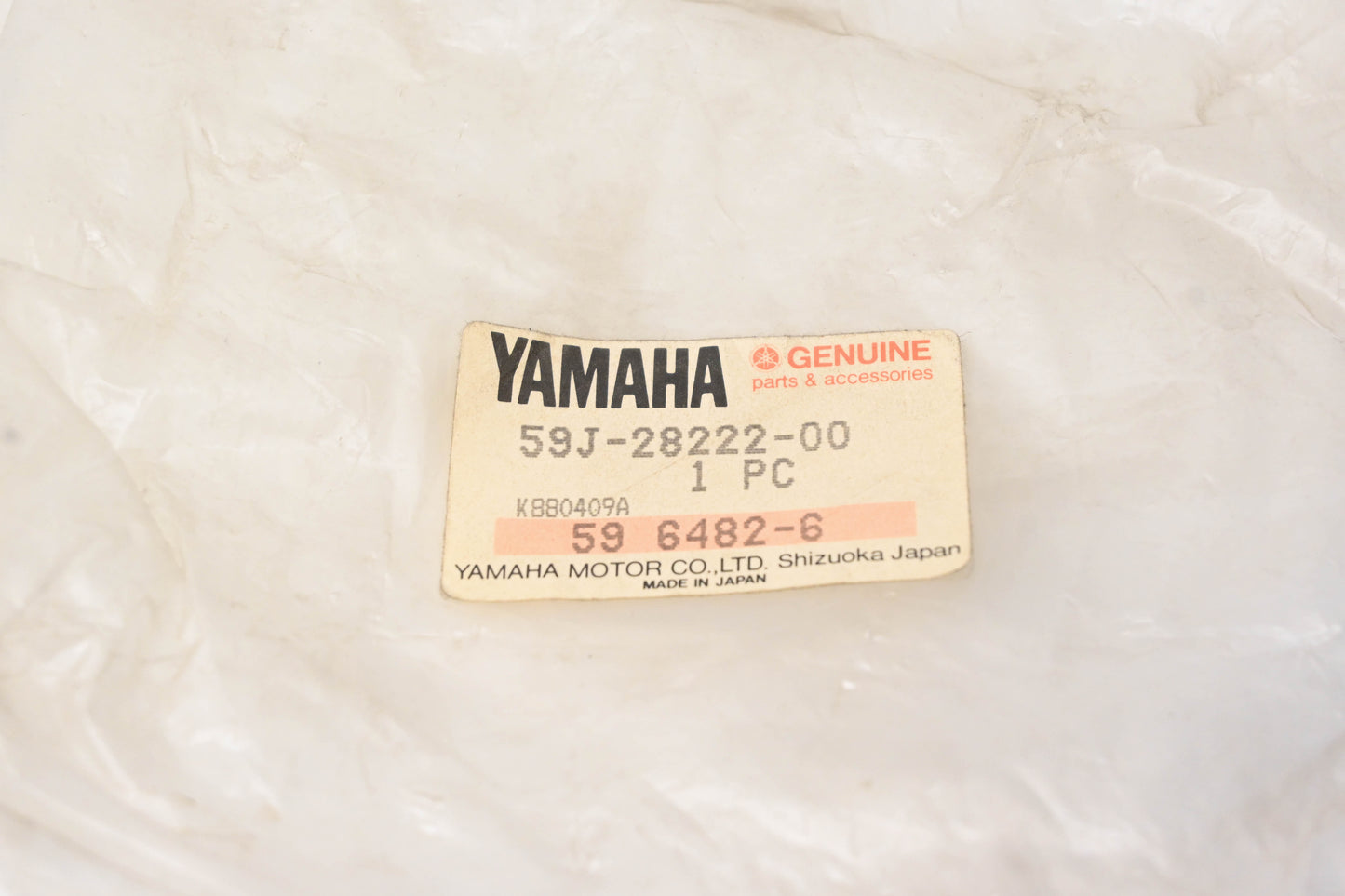 New OEM Yamaha 59J-28222-00-00 Panel Accessory 2 NOS