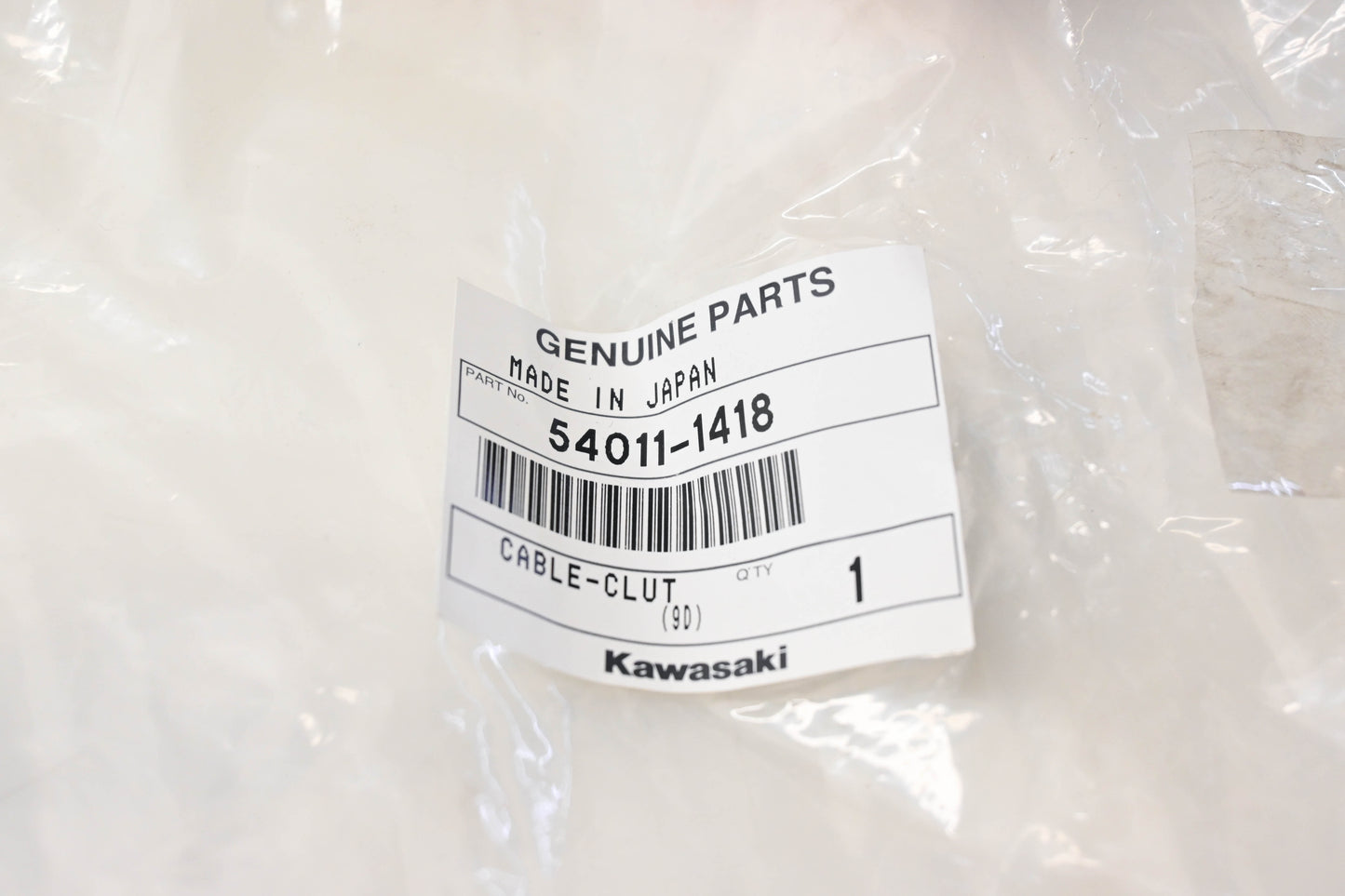 New OEM Kawasaki 54011-1418 Clutch Cable NOS