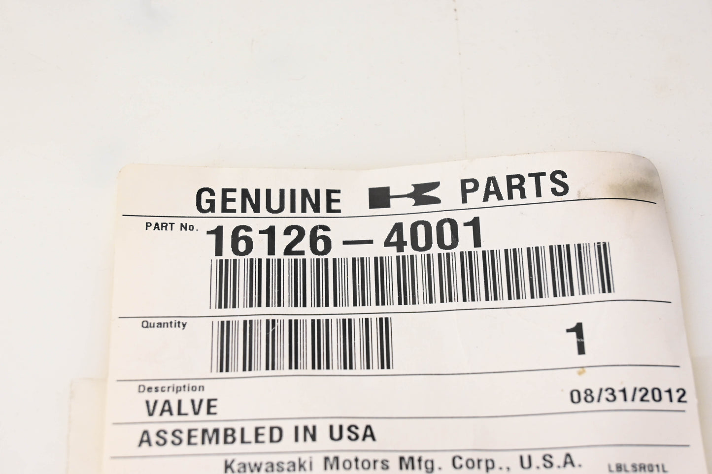 New OEM Kawasaki 16126-4001 Tire Valve Kit NOS