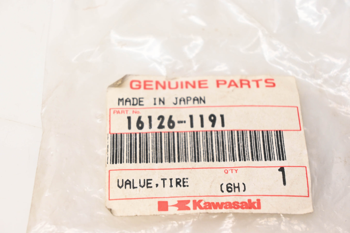 New OEM Kawasaki 16126-1191 Tire Valve Kit NOS
