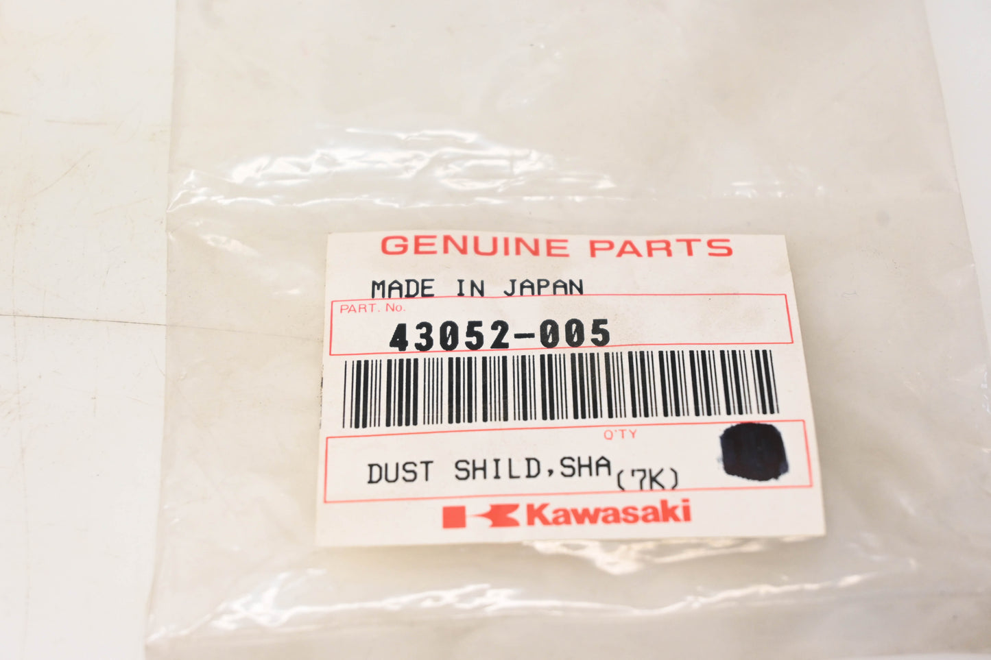 New OEM Kawasaki 43052-005 Shaft Dust Shield NOS
