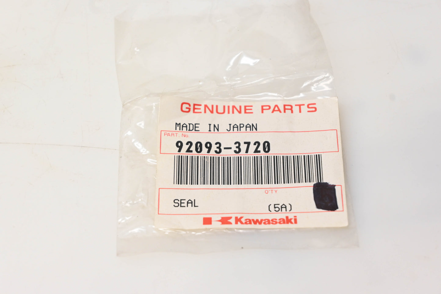New OEM Kawasaki 92093-3720 Seal NOS