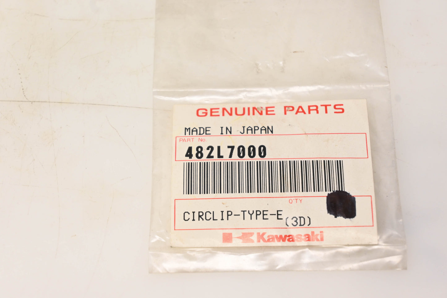 New OEM Kawasaki 482L7000 Type E Circlip NOS