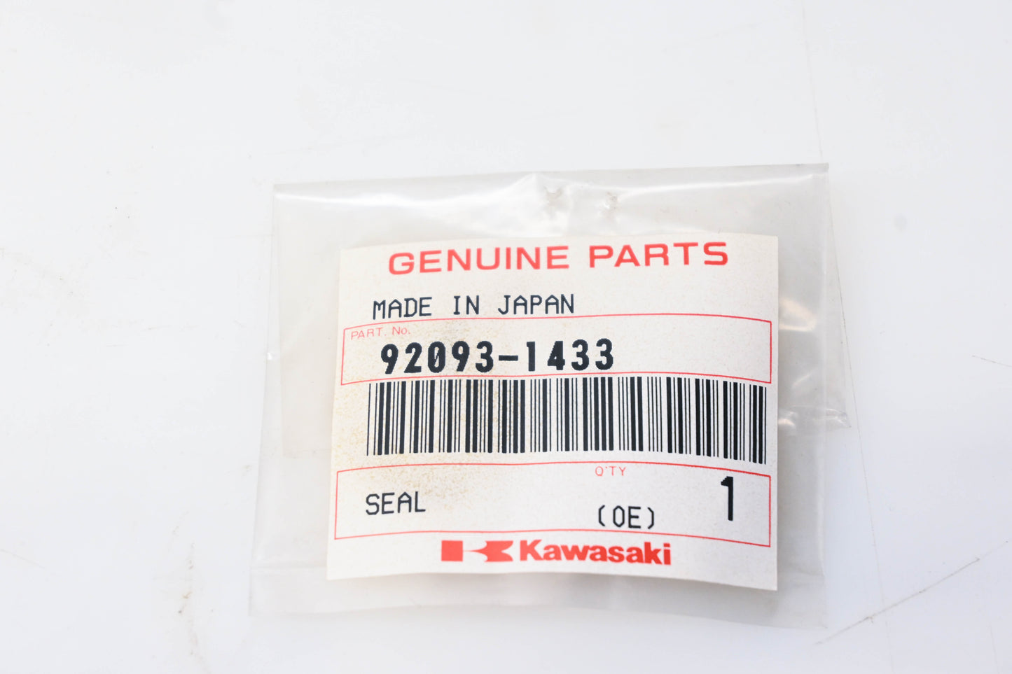 New OEM Kawasaki 92093-1433 Seal NOS