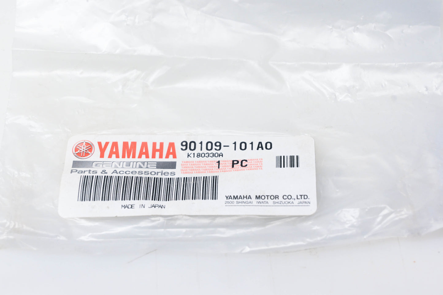 New OEM Yamaha 90109-101A0-00 Bolt NOS