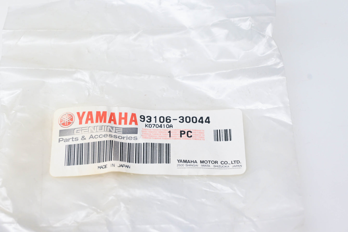 New OEM Yamaha 93106-30044-00 Oil Seal NOS