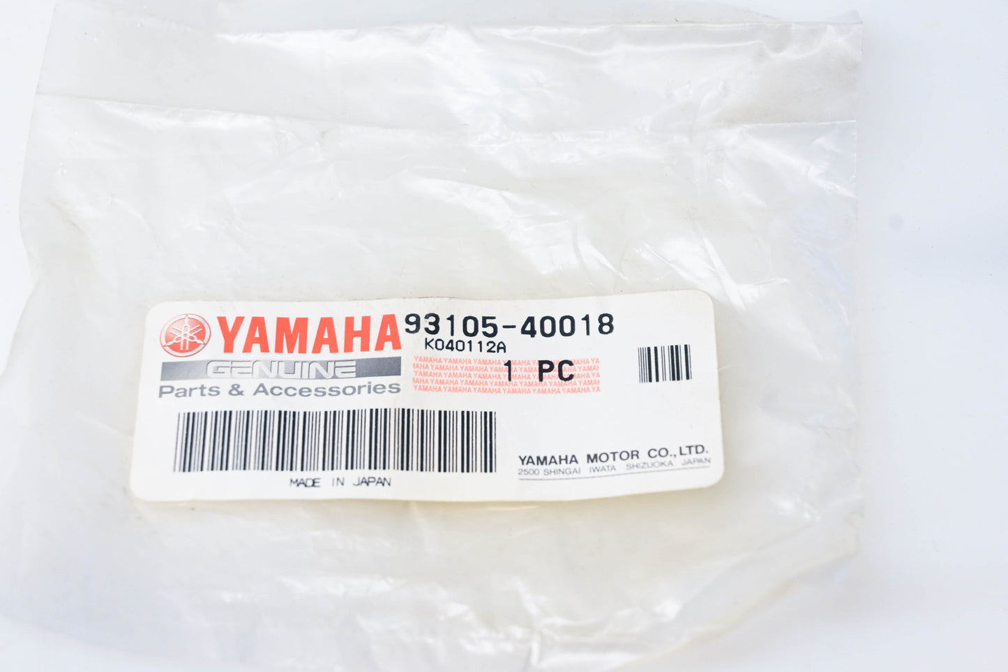 New OEM Yamaha 93105-40018-00 Oil Seal NOS