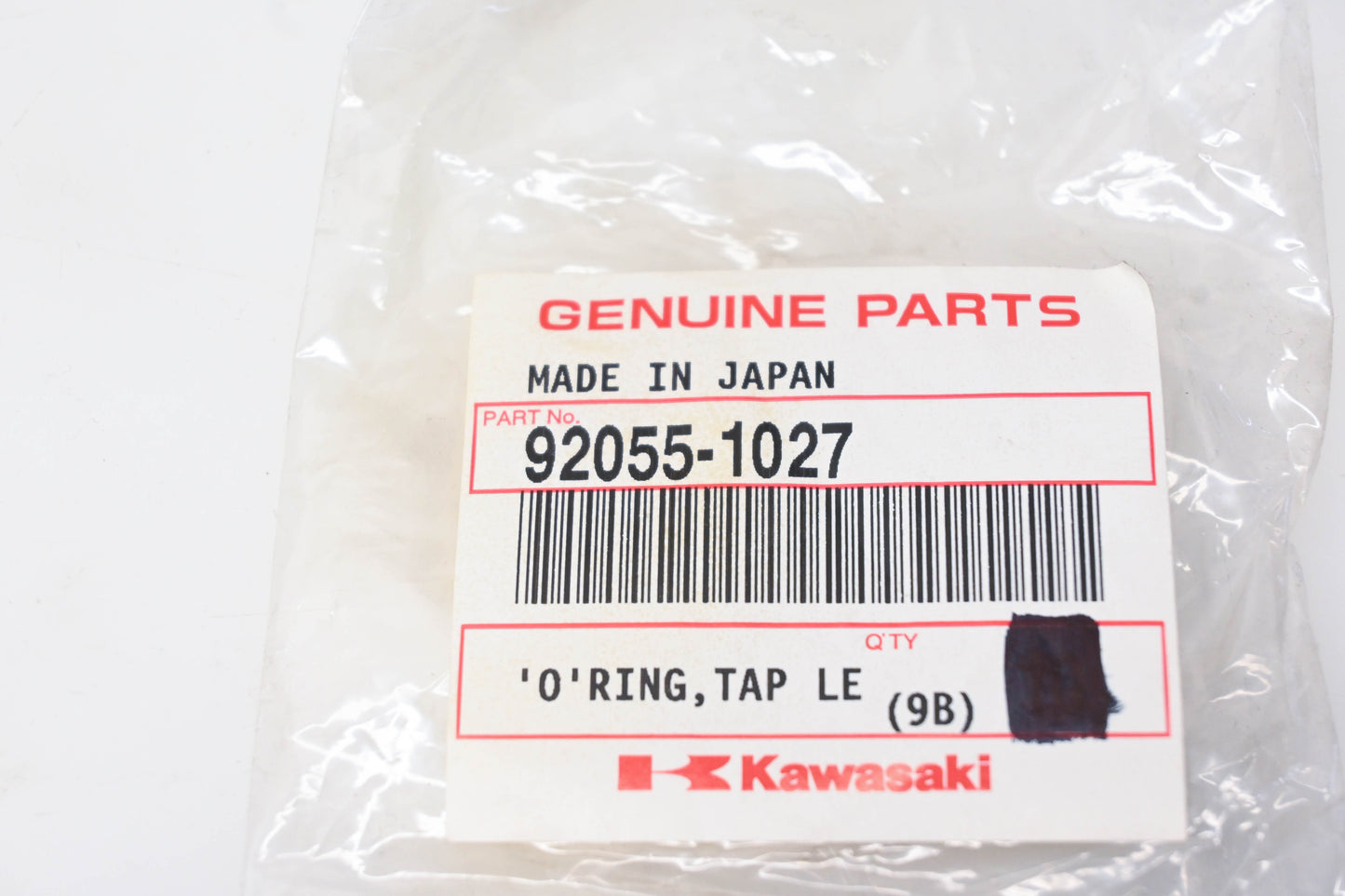 New OEM Kawasaki 92055-1027 O-Ring NOS