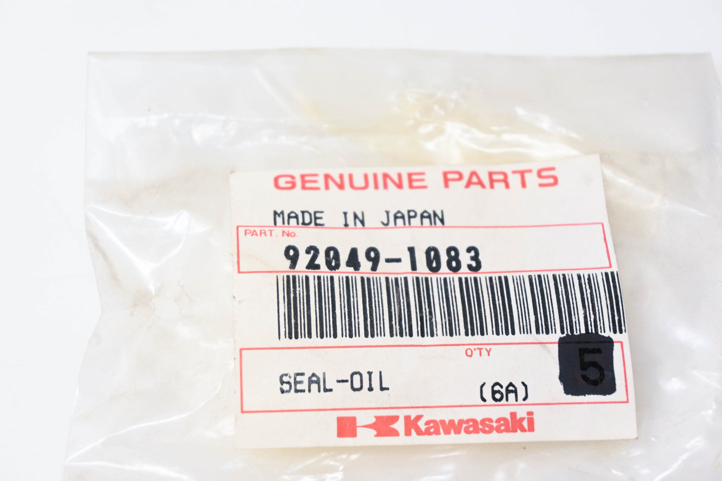 New OEM Kawasaki 92049-1083 Oil Seal NOS