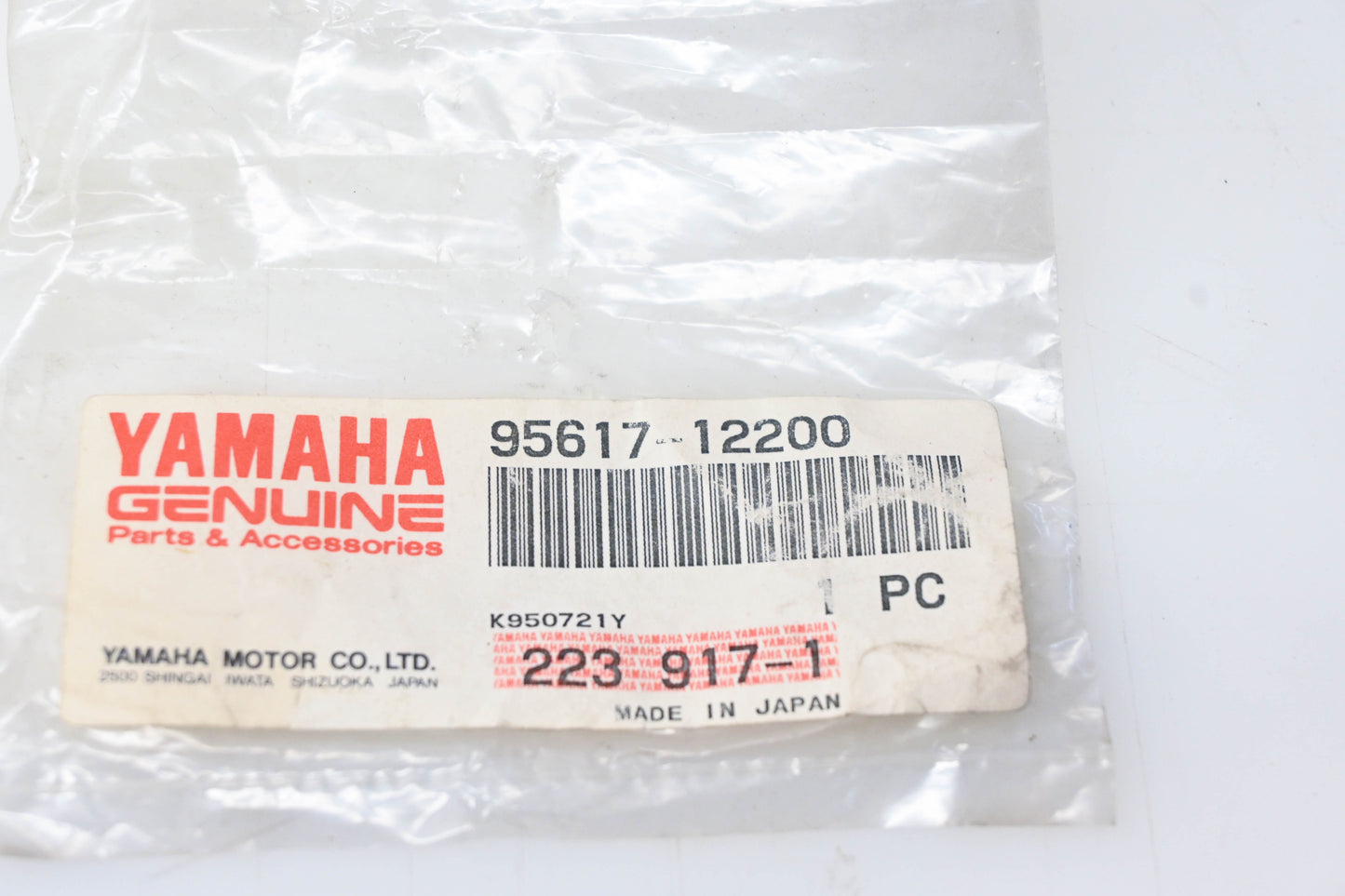 New OEM Yamaha 95617-12200-00 Flanged Nut NOS