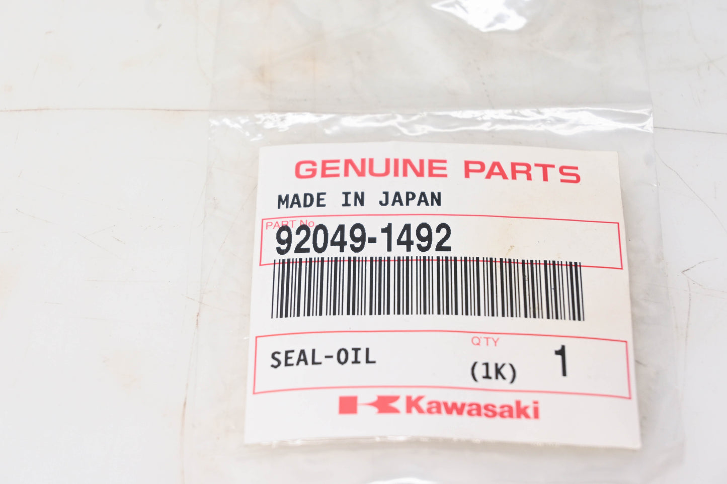 New OEM Kawasaki 92049-1492 Oil Seal NOS