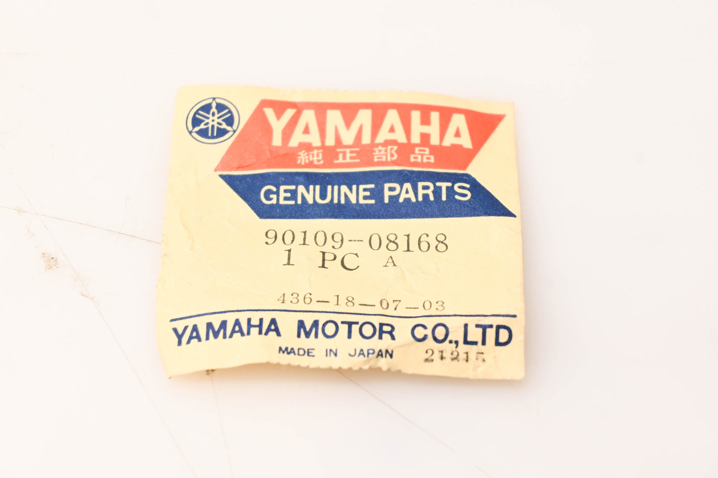 Yamaha 90109-08168-00 Bolt NOS