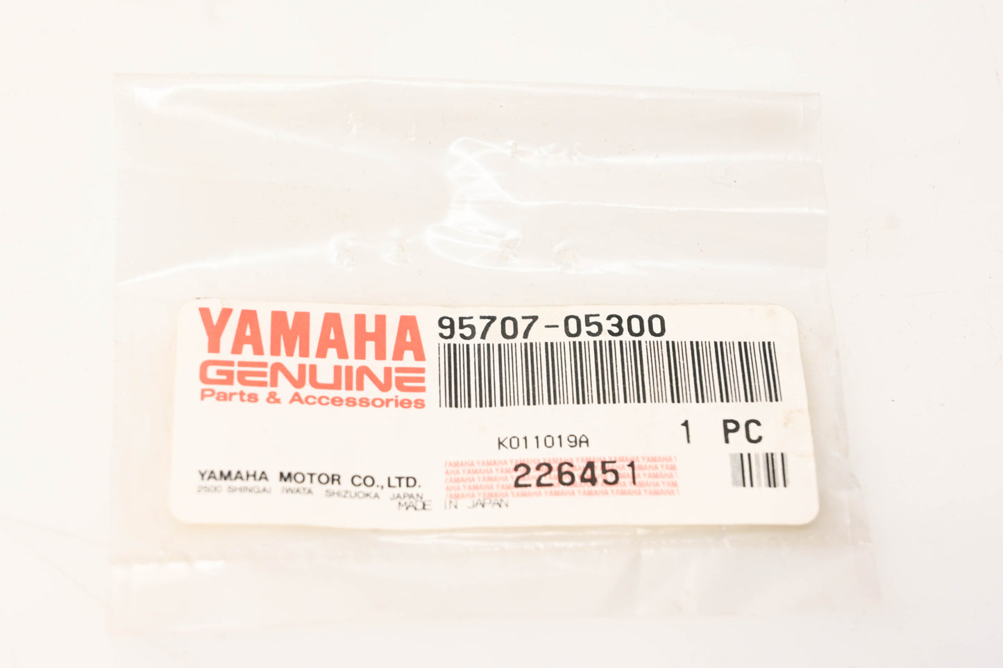 Yamaha 95707-05300-00 Nylon Nut NOS