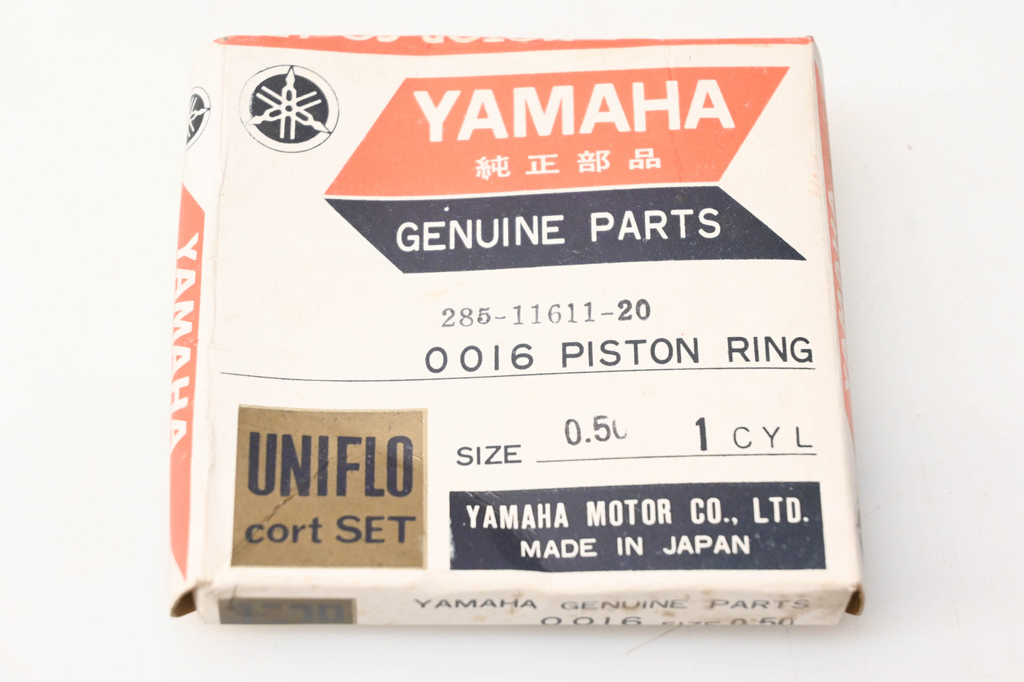Yamaha 285-11611-20-00 Piston Ring NOS