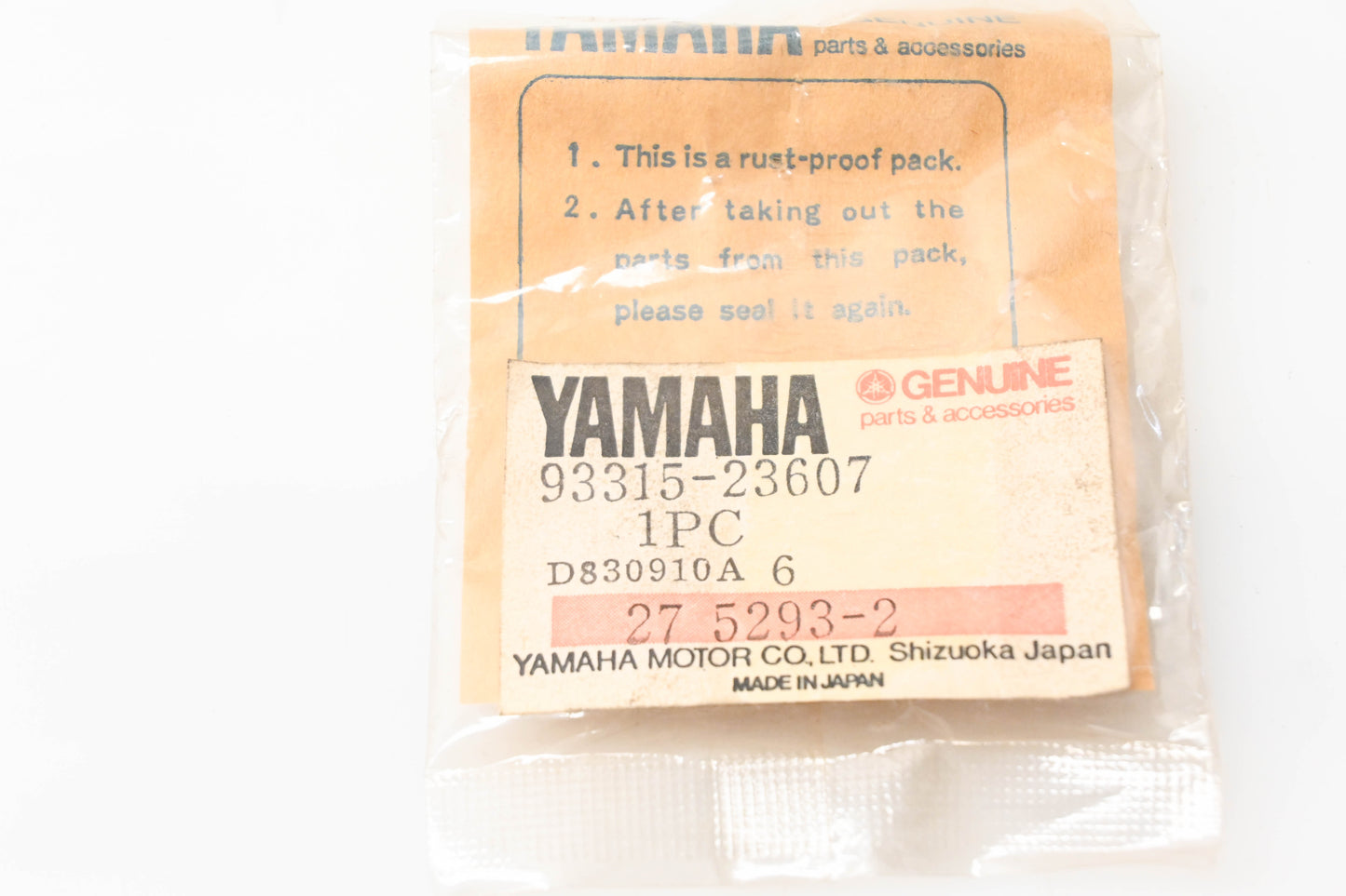 Yamaha 93315-23607-00 Cylinder Bearing NOS