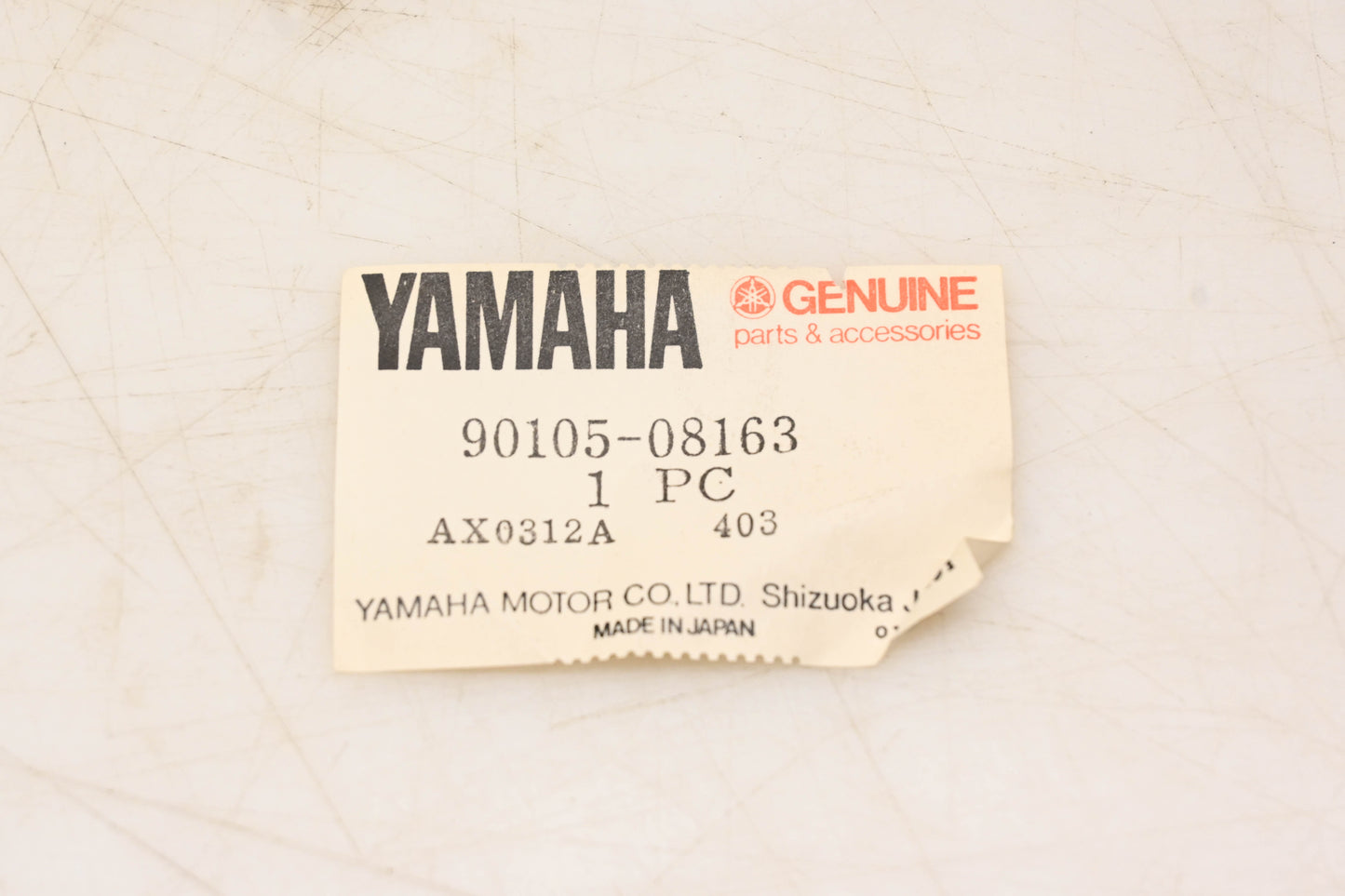 New OEM Yamaha 90105-08163-00 Cylinder Jug Barrel Drain Bolt NOS