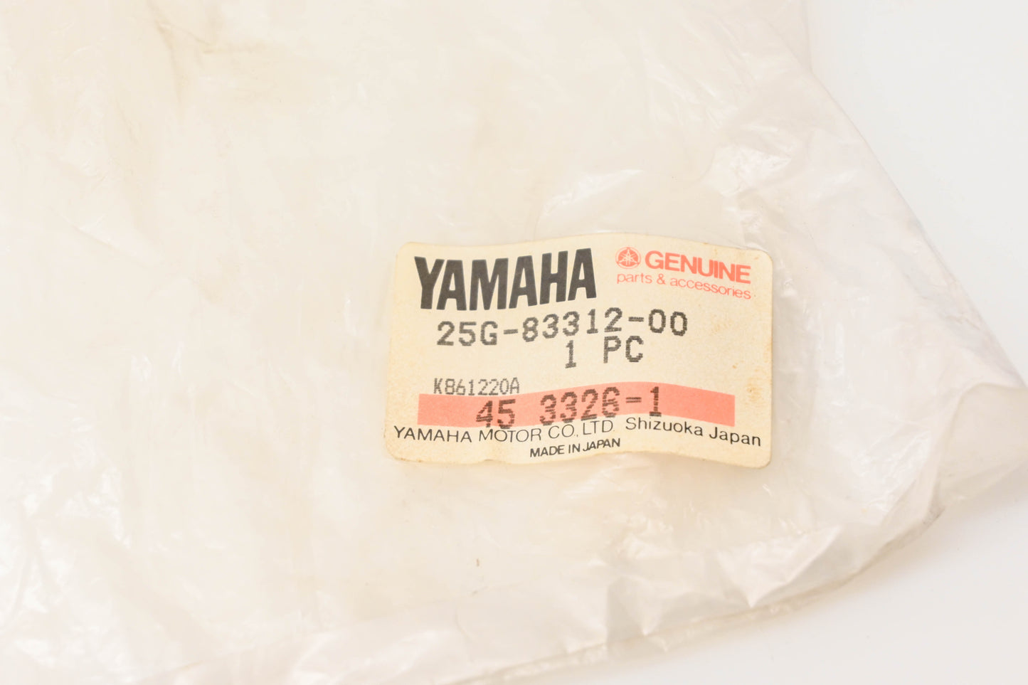 New OEM Yamaha 25G-83312-00-00 Flasher Turn Signal Lens NOS