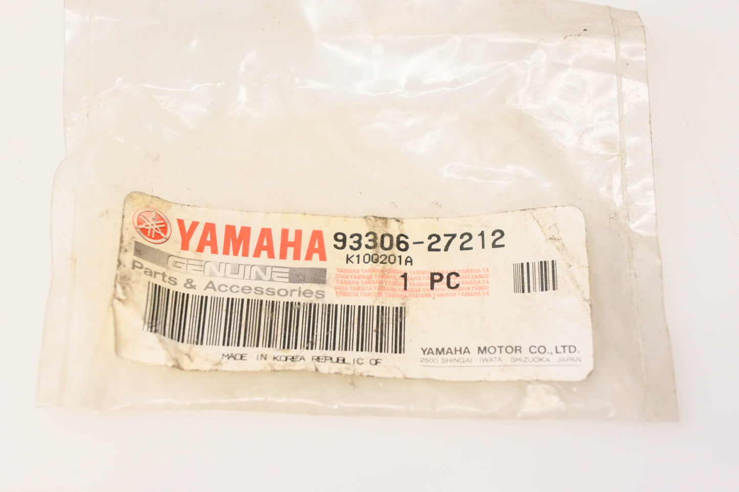 New OEM Yamaha 93306-27212-00 Rear Wheel Bearing NOS