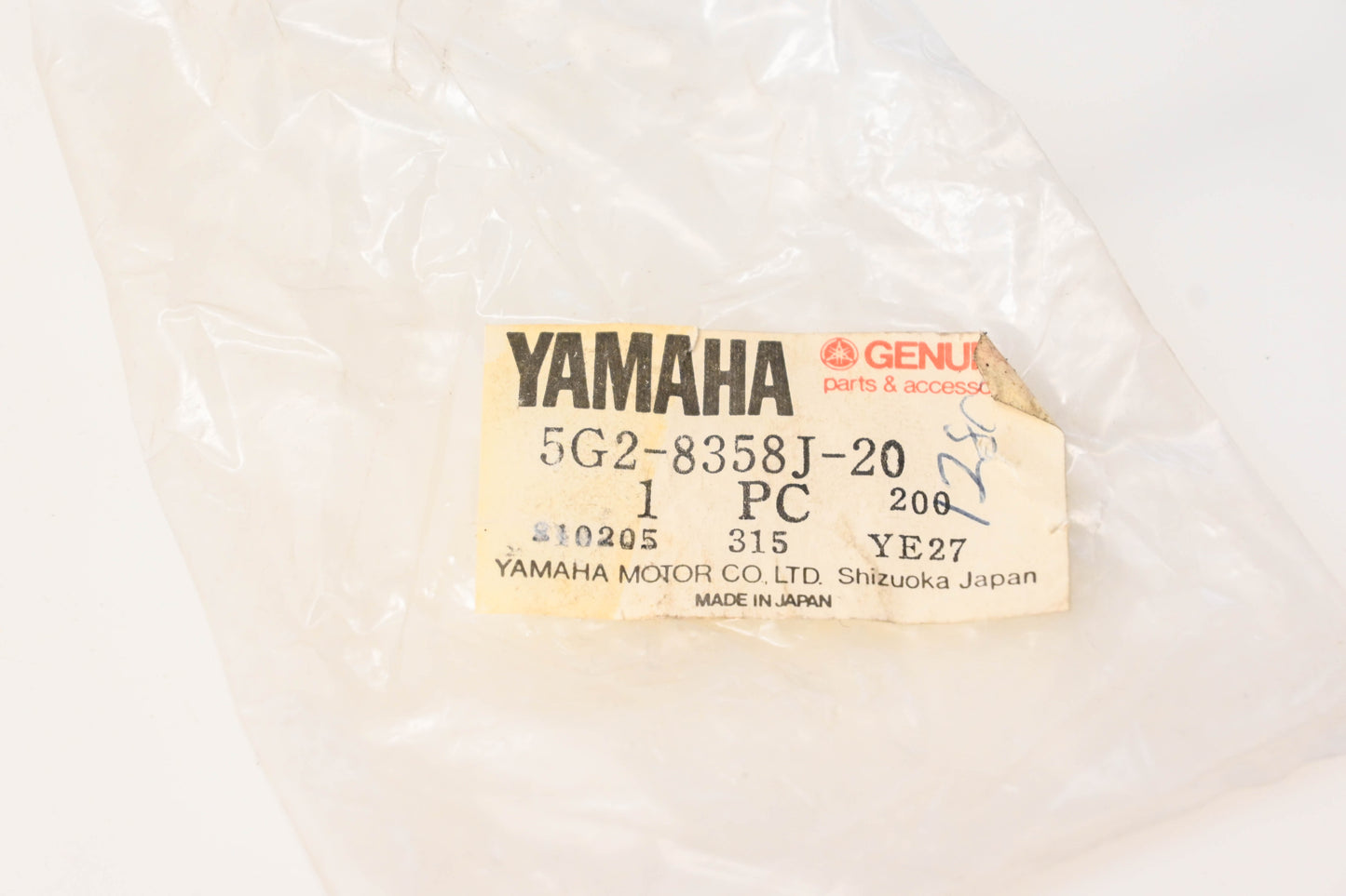 New OEM Yamaha 5G2-8358J-20-00 Control Switch NOS