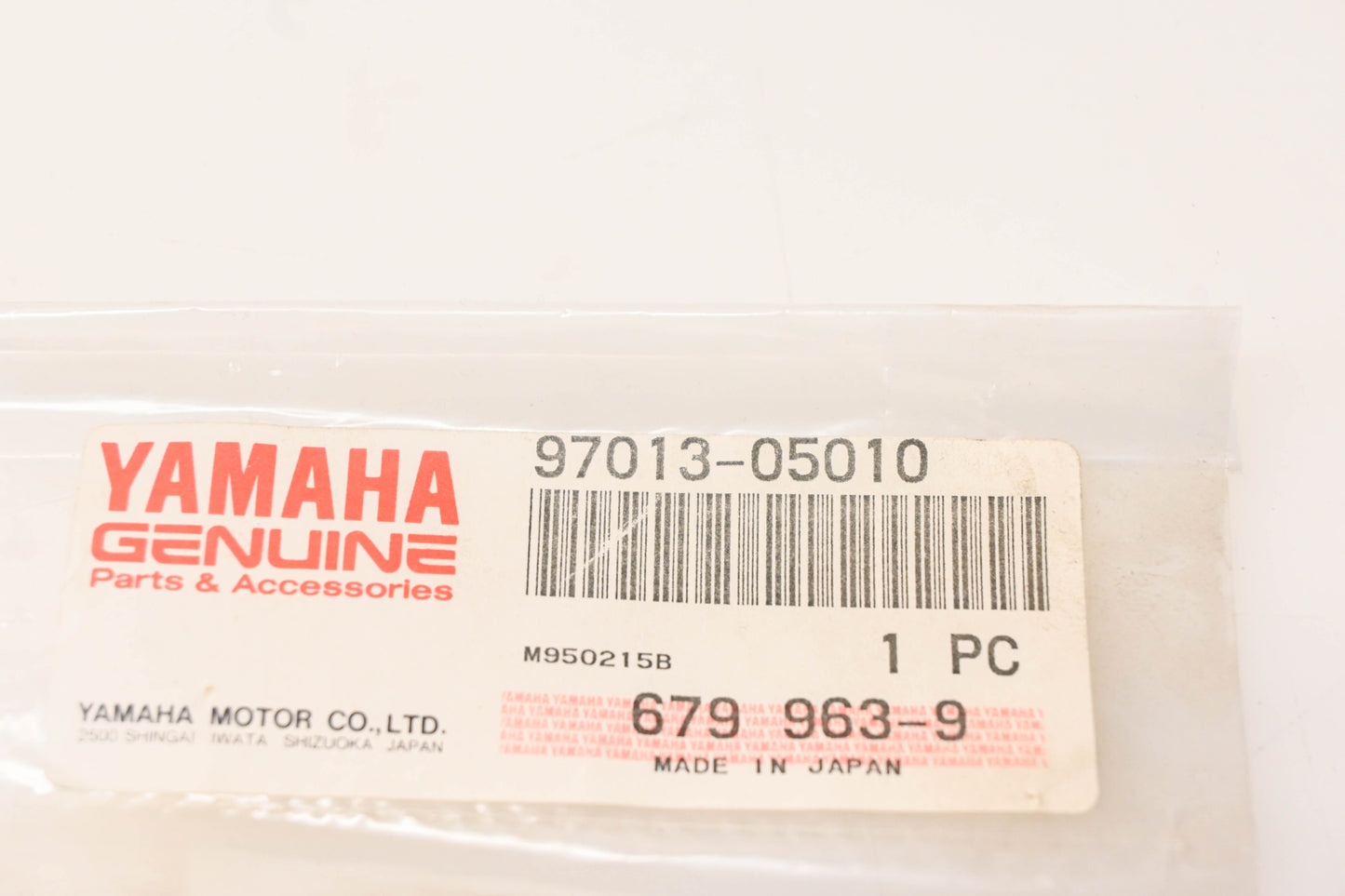 New OEM Yamaha 97013-05010-00 Swing Arm Guide Slider Bolt NOS