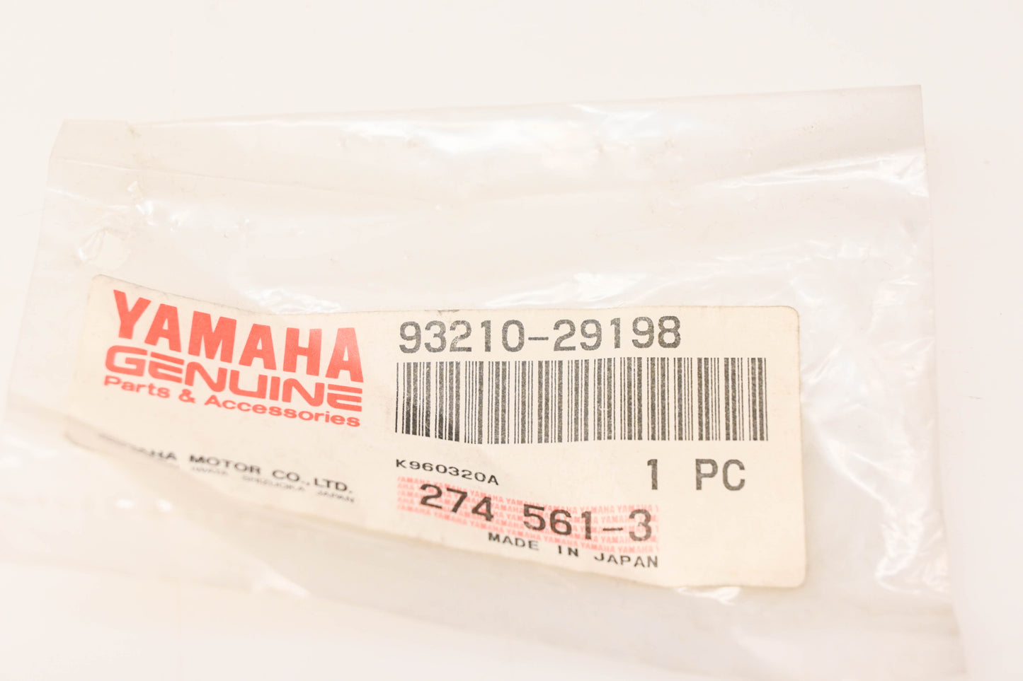 New OEM Yamaha 93210-29198-00 O-Ring NOS