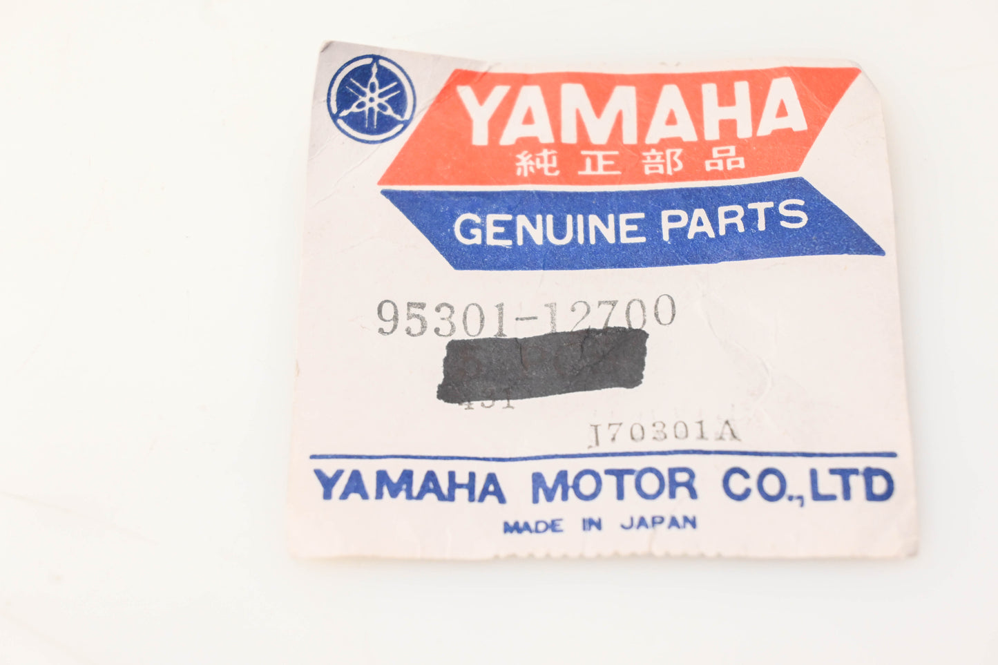 New OEM Yamaha 95301-12700-00 12mm Nut NOS