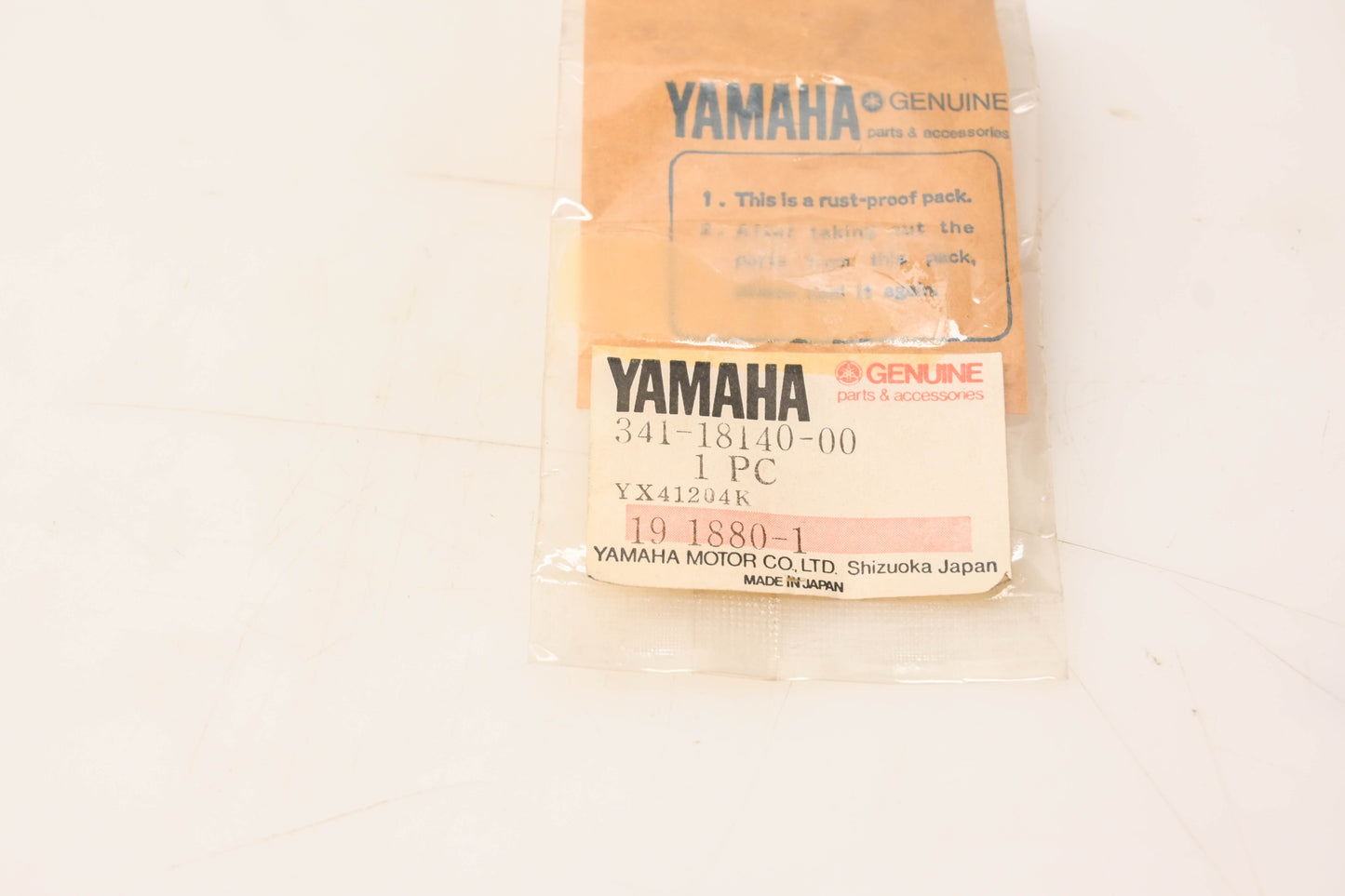 New OEM Yamaha 341-18140-00-00 Stopper Lever assembly NOS