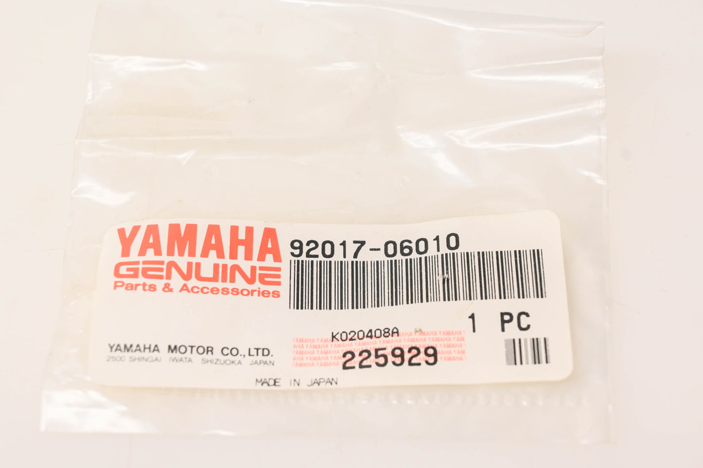 New OEM Yamaha 92017-06010-00 Button Head Bolt NOS
