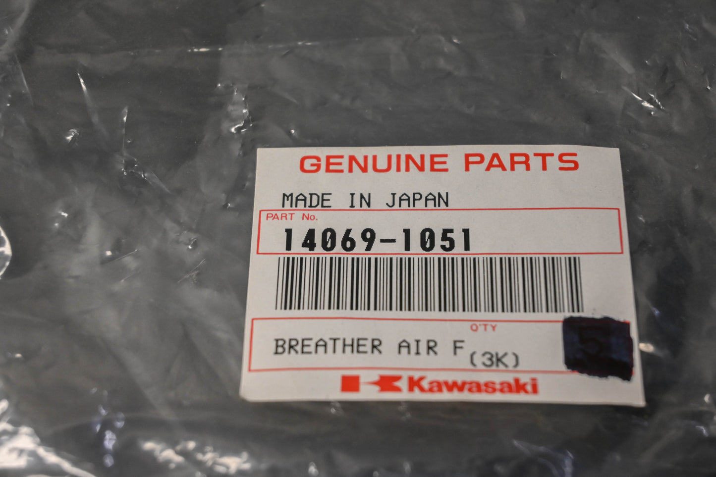 New OEM Kawasaki 14069-1051 Breather NOS